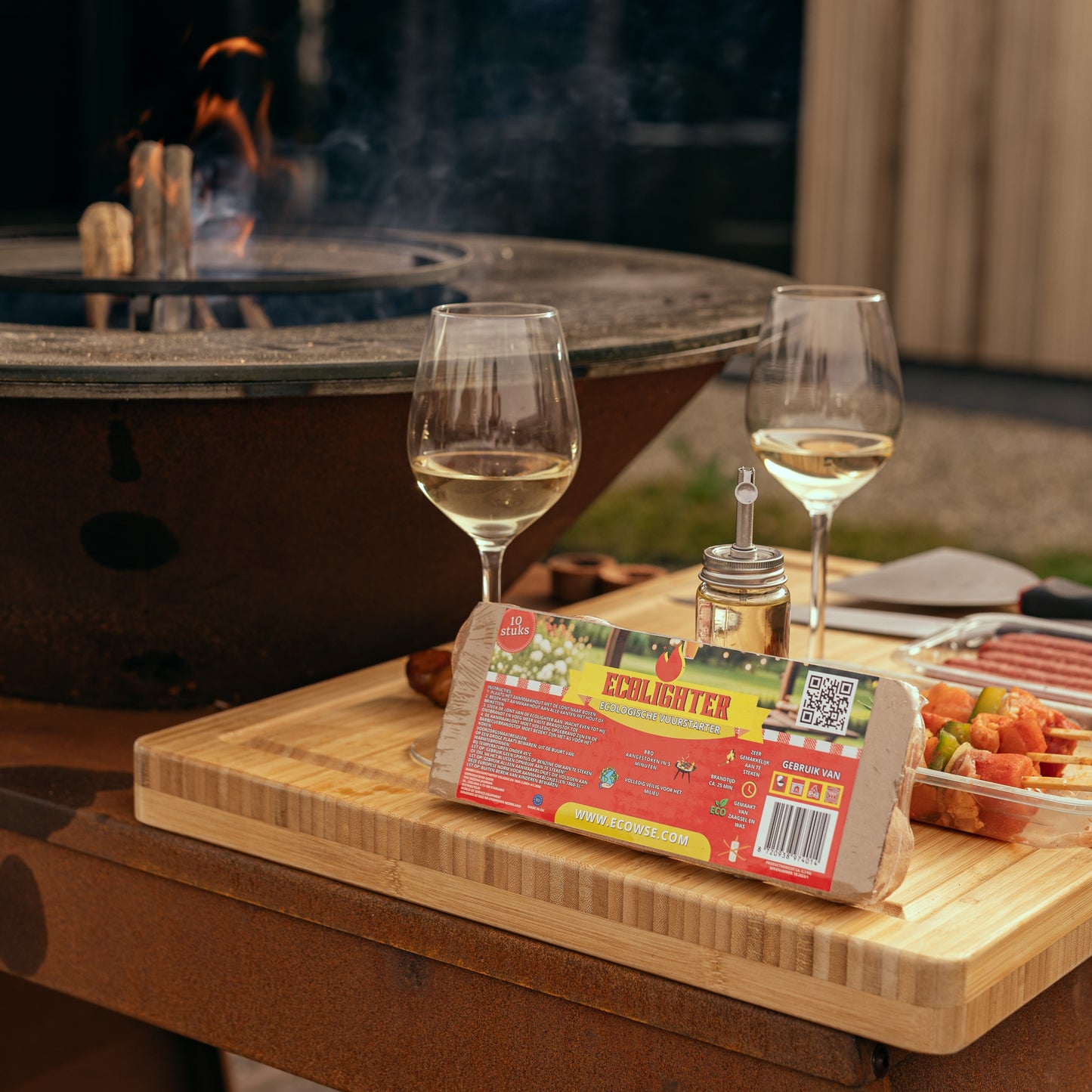 Ecolighter - Eco firelighter - pack of 19.200 pieces (pallet price) - 1920 packs