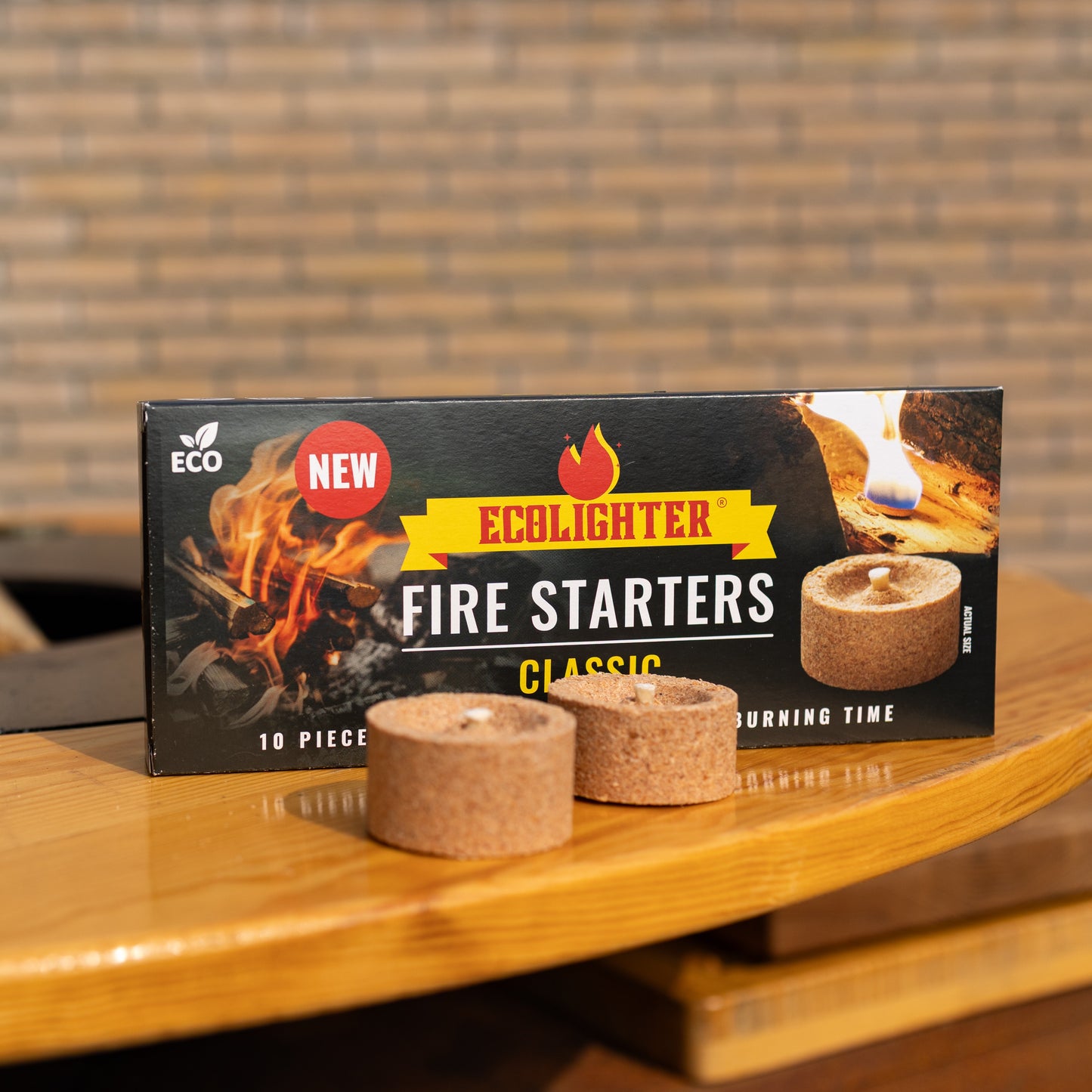 Ecolighter - Eco firelighter - pack of 10 pieces - one pack