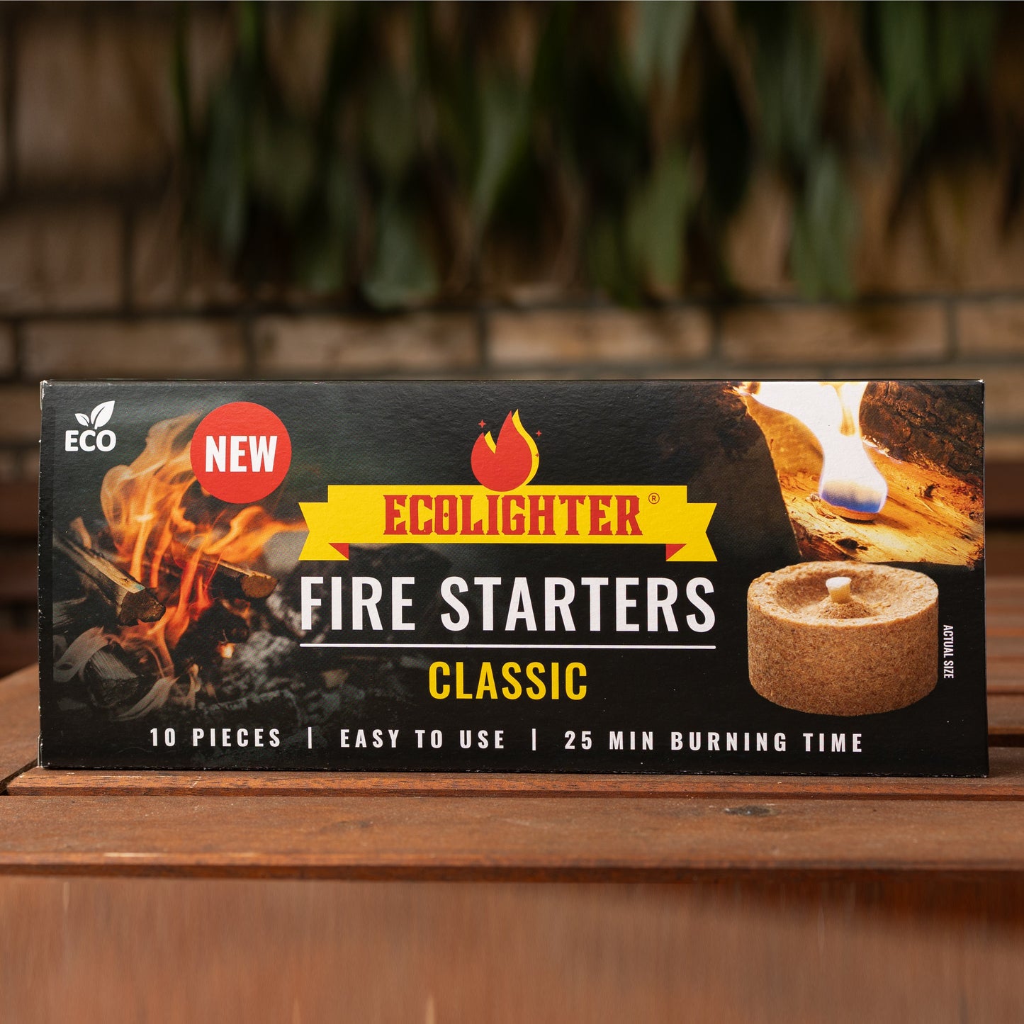 Ecolighter - Eco firelighter - pack of 10 pieces - one pack