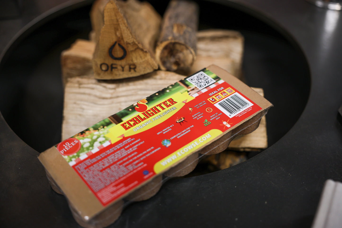 Ecolighter - Eco firelighter - pack of 10 pieces - one pack